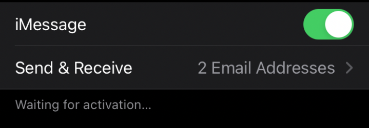 send or receive messages address