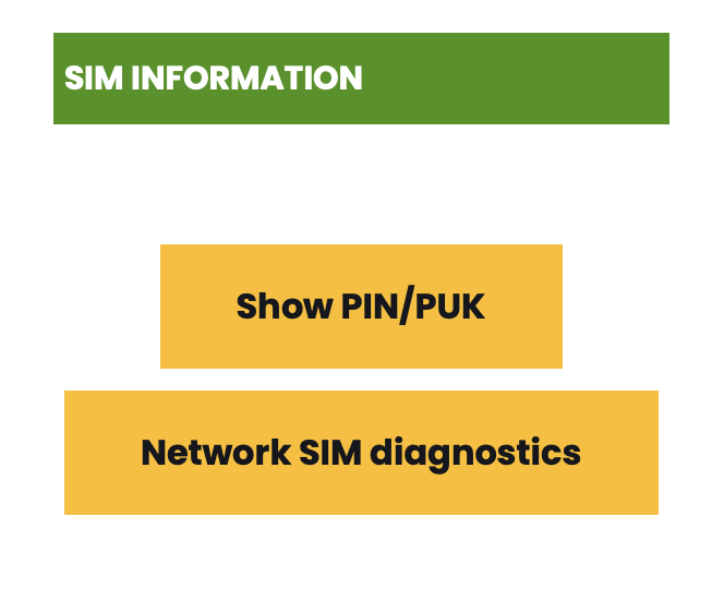 ParentShield Network SIM diagnostics