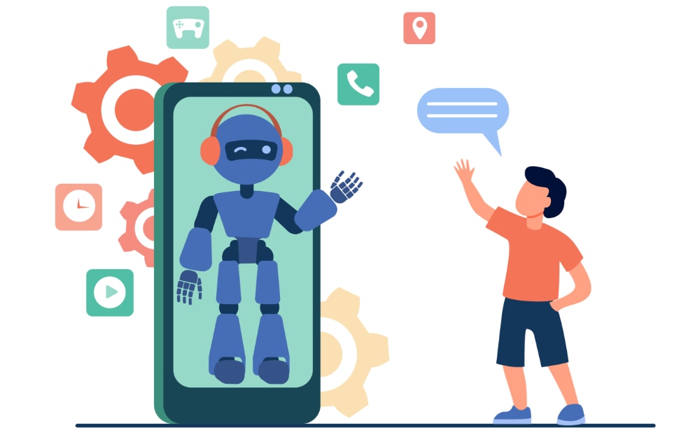 Child Talks to Robot